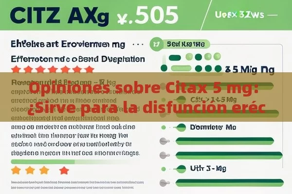 Opiniones sobre Citax 5 mg: ¿Sirve para la disfunción eréctil?