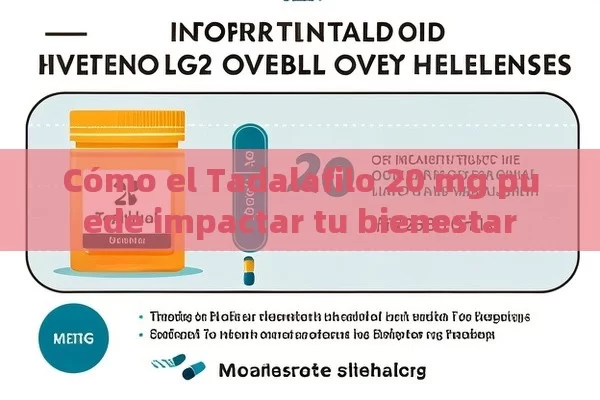 Cómo el Tadalafilo 20 mg puede impactar tu bienestar