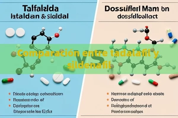 Comparación entre tadalafil y sildenafil