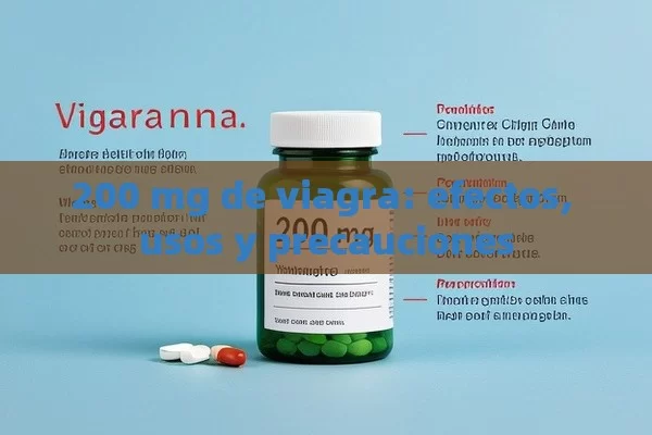 200 mg de viagra: efectos, usos y precauciones - Viagra:Efectos y Comparativas