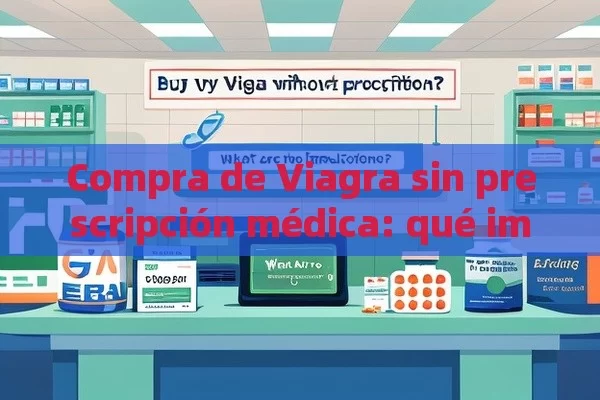 Compra de Viagra sin prescripción médica: qué implicaciones tiene