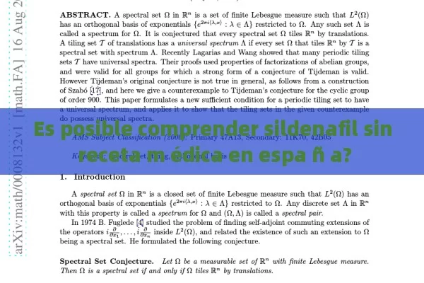 Es posible comprender sildenafil sin receta m édica en espa ñ a?