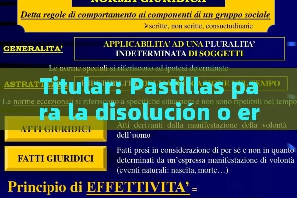 Titular: Pastillas para la disolución o eréctil: gu í a completa y actualizada sobre tratados eficaces